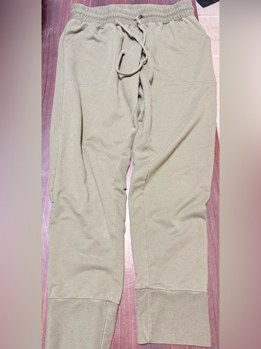 FP Movement by Free People Olive Green Drawstring Joggers
